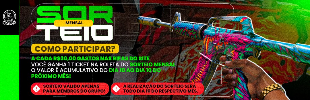 Sorteio VIP do Mês
