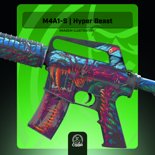  — 1709 M4A1-S | Hyper Beast (Battle-Scarred)