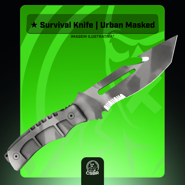  — 1609 ★ Survival Knife | Urban Masked (Field-Tested)