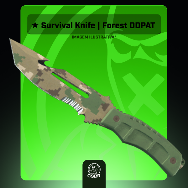  — 1610 ★ Survival Knife | Forest DDPAT (Field-Tested)