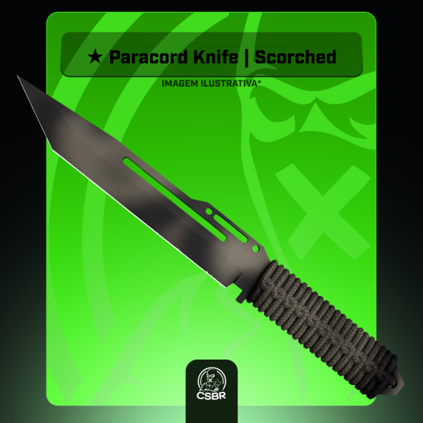 — 1310 ★ Paracord Knife | Scorched (Field-Tested)