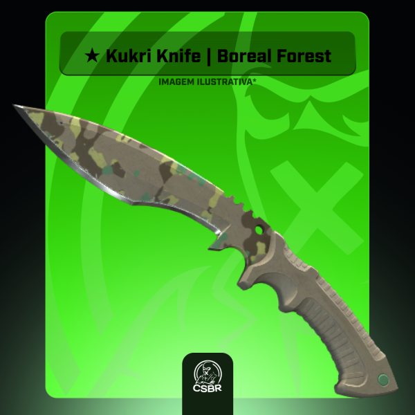  — 0310 ★ Kukri Knife | Boreal Forest (Field-Tested)