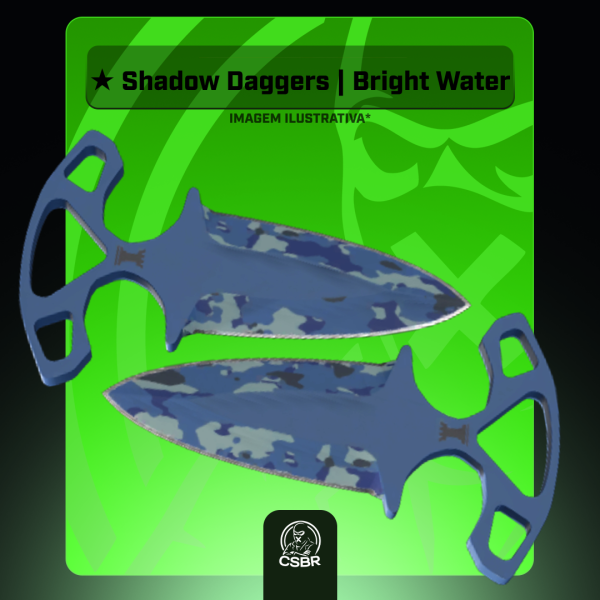 — 0209 ★ Shadow Daggers | Bright Water (Minimal Wear)