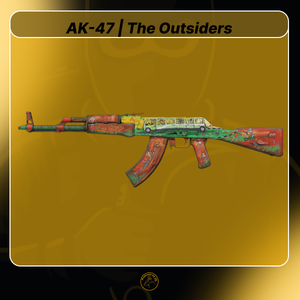  — 3107 AK-47 | The Outsiders (Minimal Wear)