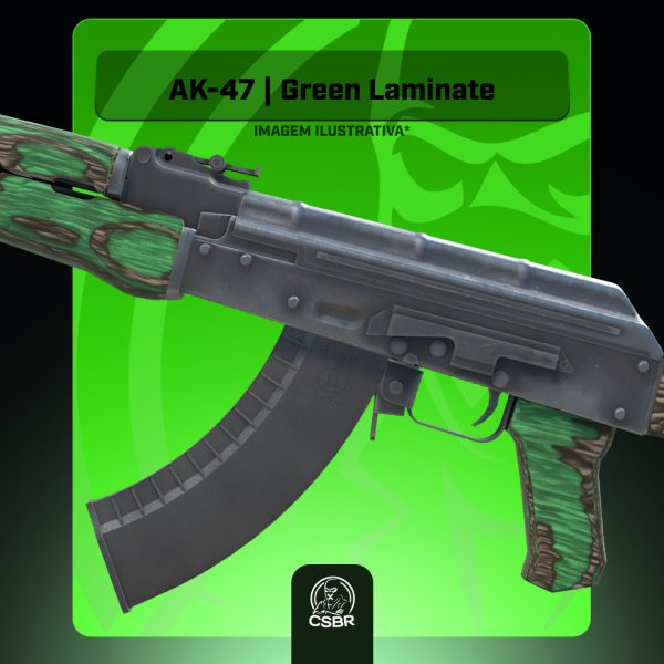 — 2609 AK-47 | Green Laminate (Field-Tested)