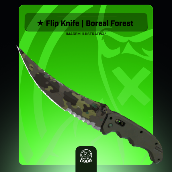 — 2509 ★ Flip Knife | Boreal Forest (Field-Tested)