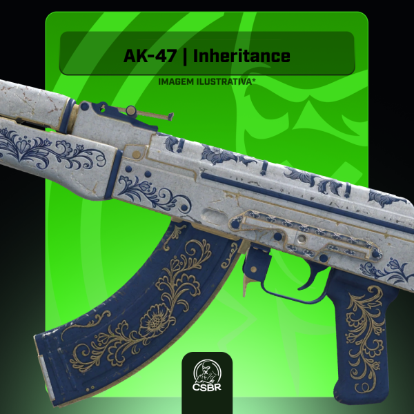  — 0910 AK-47 | Inheritance (Well-Worn)
