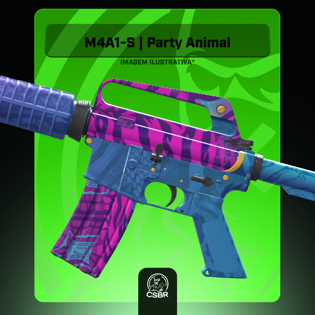 3001 — M4A1-S | Party Animal (Field-Tested)