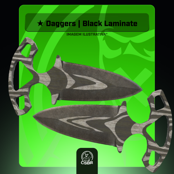  — 0610 ★ Shadow Daggers | Black Laminate (Field-Tested)