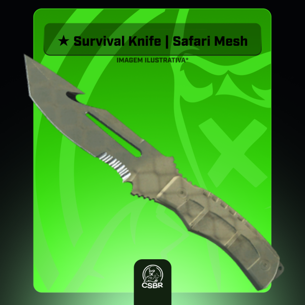  — 1510 ★ Survival Knife | Safari Mesh (Field-Tested)