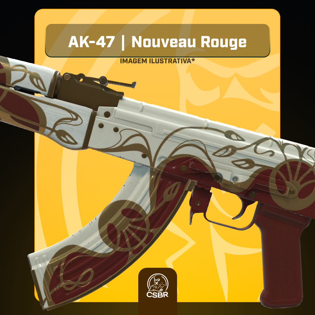 2303 —  AK-47 | Nouveau Rouge (Well-Worn)
