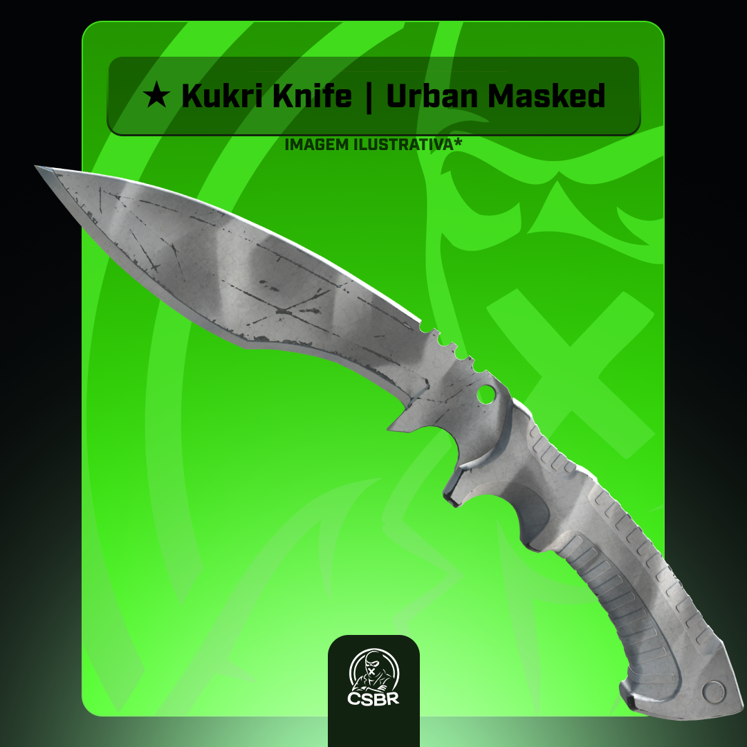 2602 — ★ Kukri Knife | Urban Masked (Field-Tested)
