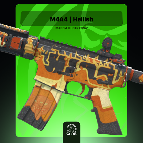 — 1509 M4A4 | Hellish (Well-Worn)