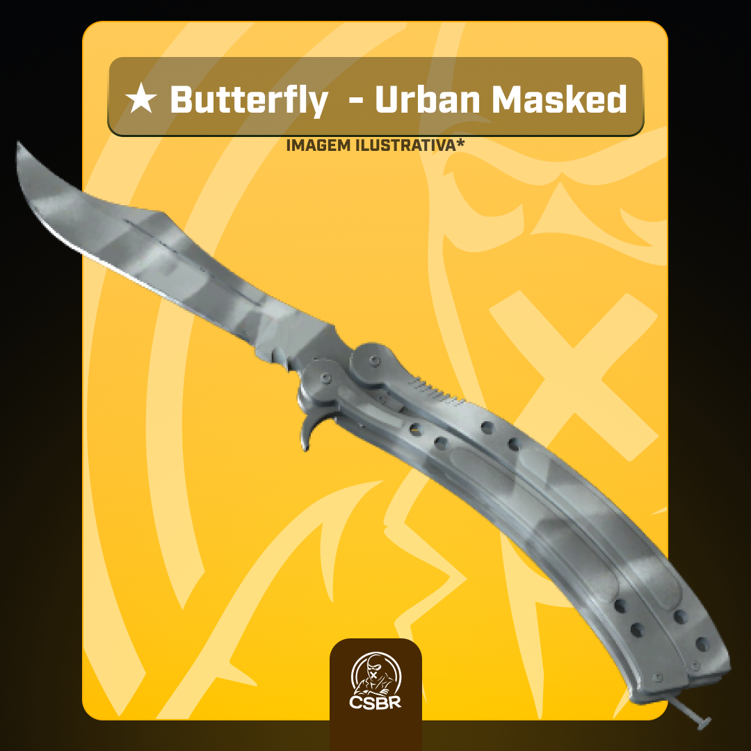 1903 — ★ Butterfly Knife | Urban Masked (Field-Tested)