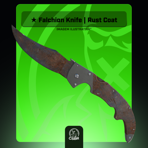 — 1109 ★ Falchion Knife | Rust Coat (Battle-Scarred)