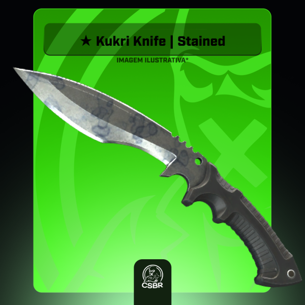  — 0309 ★ Kukri Knife | Stained (Field-Tested)