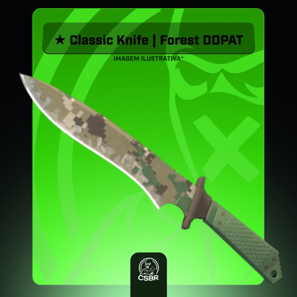 — 1710 ★ Classic Knife | Forest DDPAT (Field-Tested)