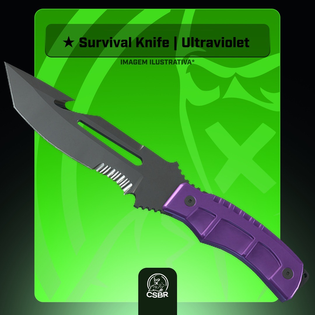 2201 — FREE Survival Knife | Ultraviolet (Field-Tested )