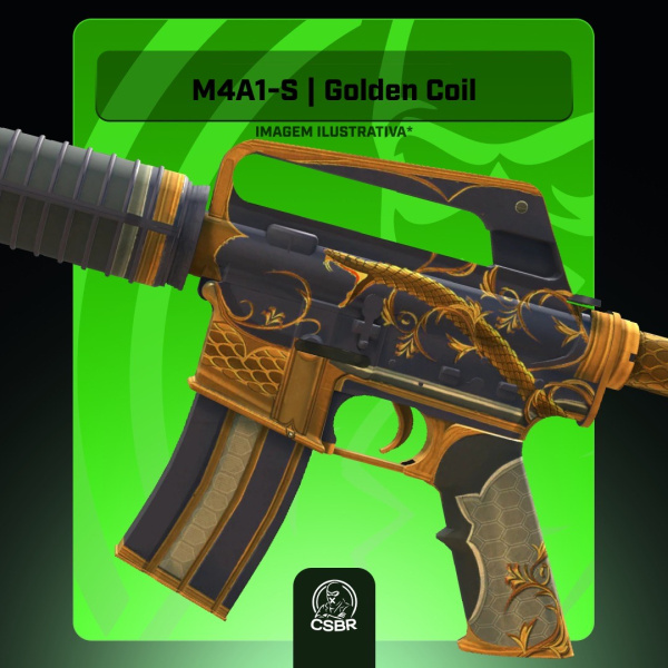 — 2210 M4A1-S | Golden Coil (Field-Tested)