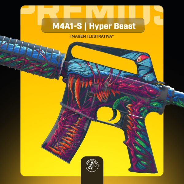 — 1108 M4A1-S | Hyper Beast (Well-Worn)